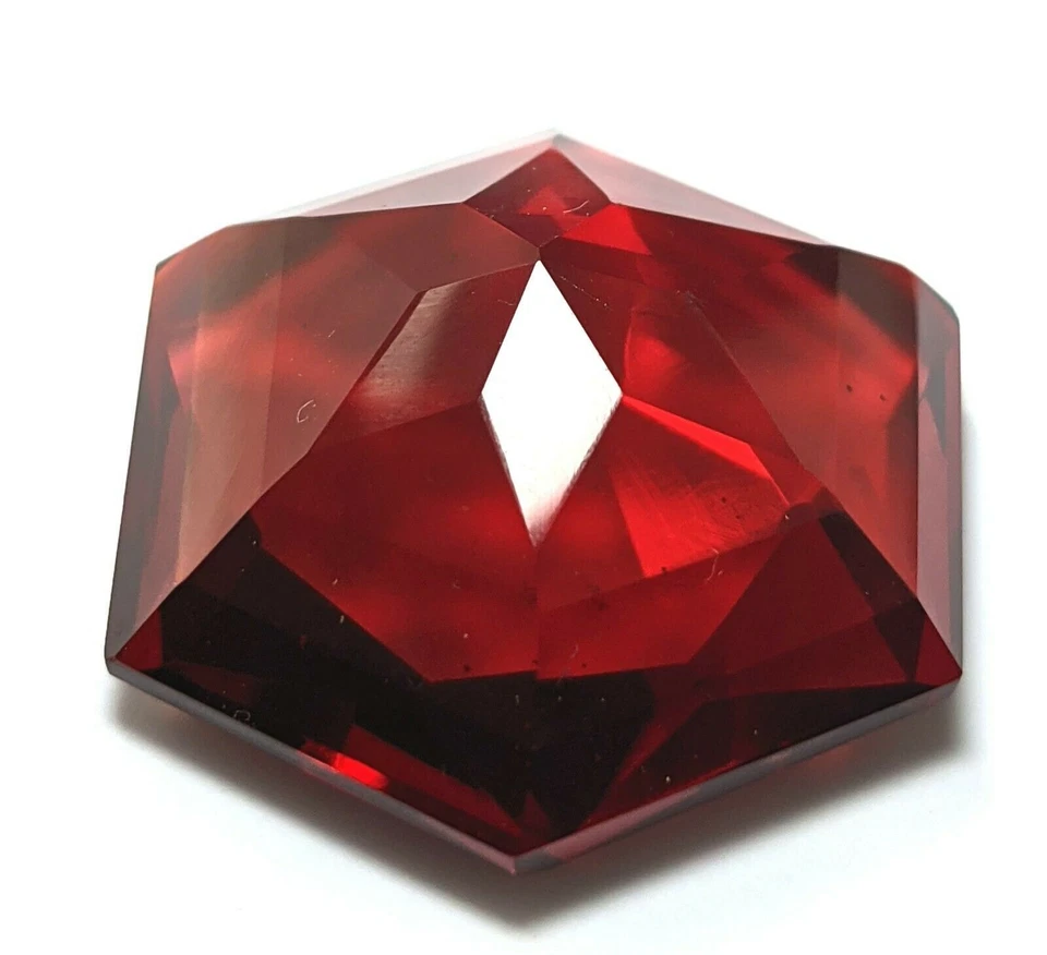 Large Red Topaz 71.90 Ct. Hexagon Cut Loose Gemstone for Ring/Pendant/Bracelet - Image 3 of 4