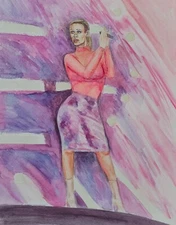 Iggy Azalea painting by me. 2016