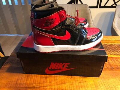 Jordan 1 Retro OG High Patent Bred US 8,5 EU 42 DS