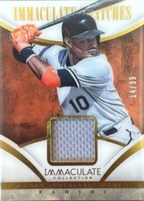 2014 Panini Immaculate Collection Immaculate Swatches#29 Adam Jones  /99