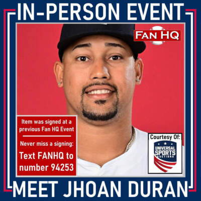 Jhoan Duran Autographed Minnesota Twins 8x10 Photo Beckett Signed