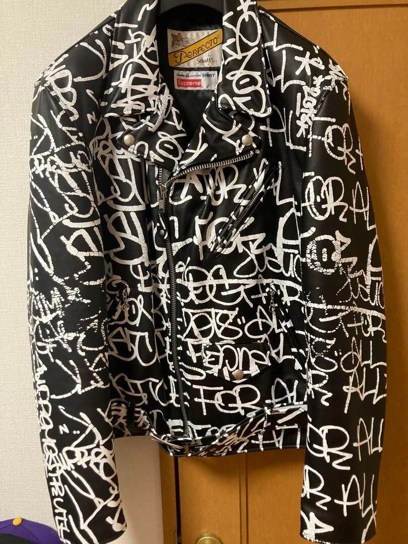 Comme des Garcons x supreme Leather Riders M Size | eBay