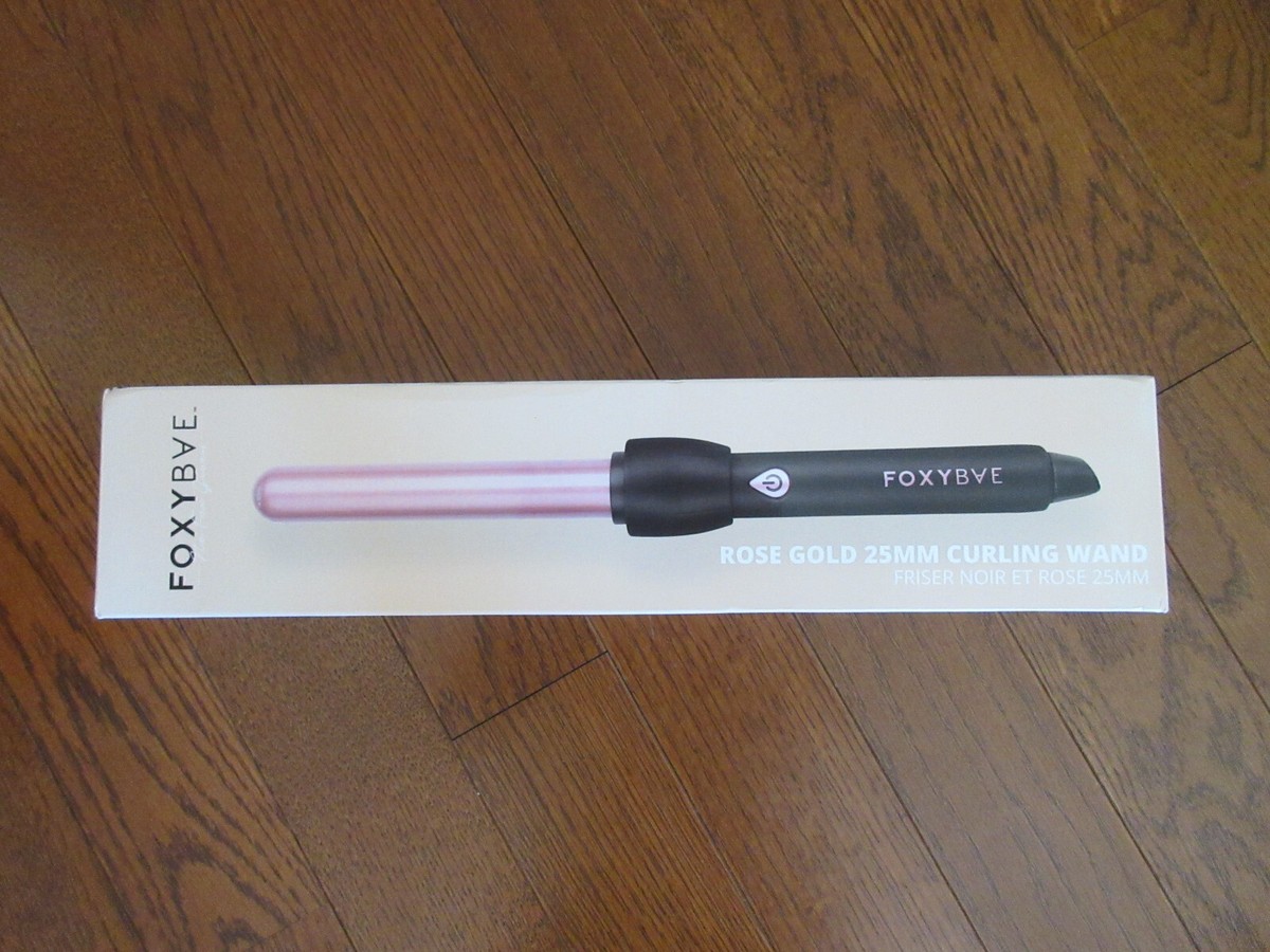 NWT Foxybae rose gold 25mm curling wand Rose Gold 25mm Curling Wand – foxy-bae-ajax-cart main image 2