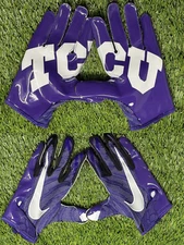 PROMO Nike Vapor Knit  FG TCU Football Gloves Mens Large