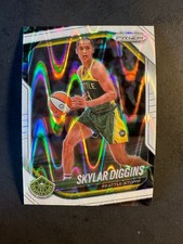 2025 WNBA Prizm White Seismic Prizm #123 Skylar Diggins Seattle Storm