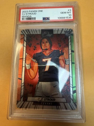 2023 Panini One CJ Stroud Manga PSA 10