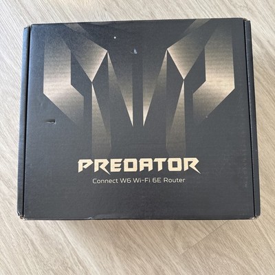 Acer Predator Connect W6 Gaming Router Wi-Fi 6E, Tri-Band, 2.5G WAN, RGB