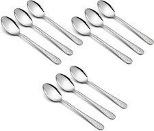 9-Piece Stainless Steel Kids Spoons, Toddler Flatware, Kids Silverware
