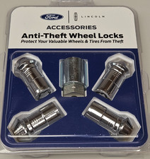 OEM Ford Lincoln Anti Theft Wheel Lock Set Ch...