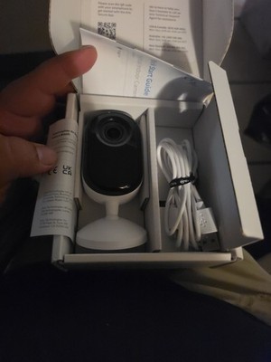 New Arlo Essential 2K Wide View (130 Degrees) Plug-in Security Camera