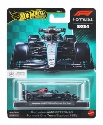 HOT WHEELS PREMIUM Formel 1 2024 Mercedes-AMG Petronas F1 Team (#63) JBM18