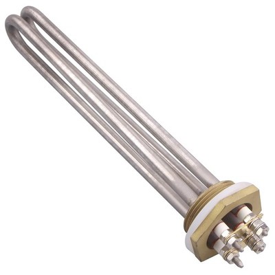 48 V 1500 W DC Heizelement aus Edelstahl mit 11/4ZollBSPMessinggewindeanschlu...
