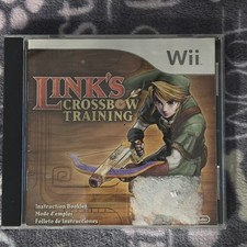 Nintendo Link's Crossbow Training Wii Shooter w/ Case & Manual Zelda Series