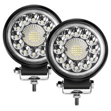 2x 5inch Round Led Work Light Pods Flood Spot Lamp Truck Offroad Driving Suv Atv 2x 5inch Round Led Work Light Pods Flood Spot Lamp Truck Offroad Driving Suv Atv