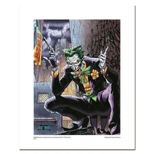 DC Comics, "Joker" Numbered Limited Edition Giclee with Certificate of Authentic