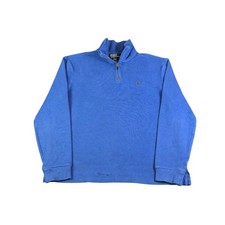 Polo Ralph Lauren Mens Blue Quarter Zip Pullo...