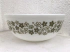 Vintage Pyrex Spring Blossom Crazy Daisy Nesting 404 Mixing Bowl 4 Quart Scarce