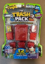 Trash Pack Series 4 12 Pack Trashies Figures in Wheelie Bins Brand New Sealed