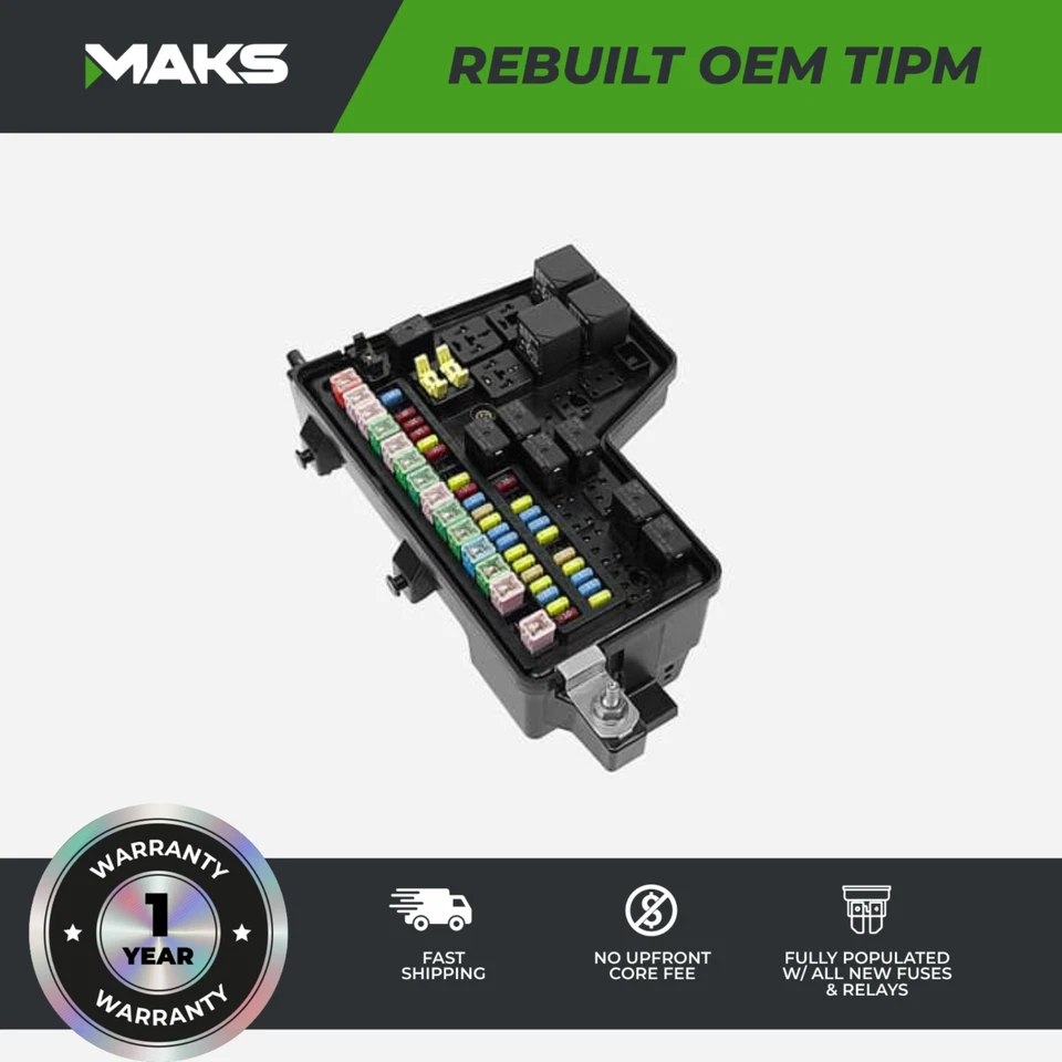Dodge RAM 3500 2003-2005 OEM reconstruido TIPM caja de fusibles 56051038 56051040 Foto 2 de 4