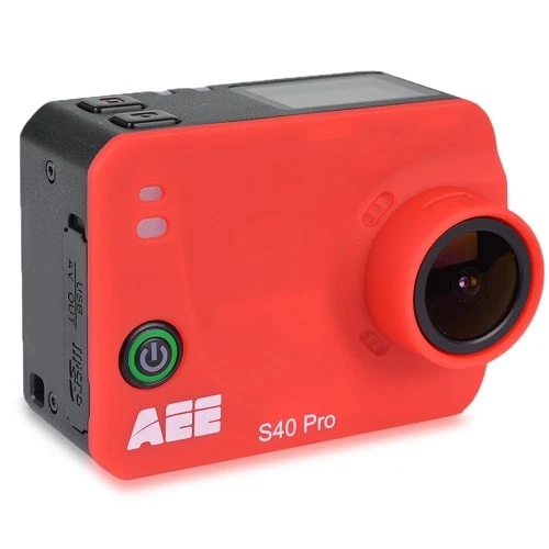 AEE S40 Pro 1080p Action Camera 16MP Photo Capture Waterproof Housing - Red - Image 3 of 4
