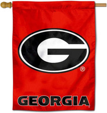 Georgia Bulldogs House Flag Banner