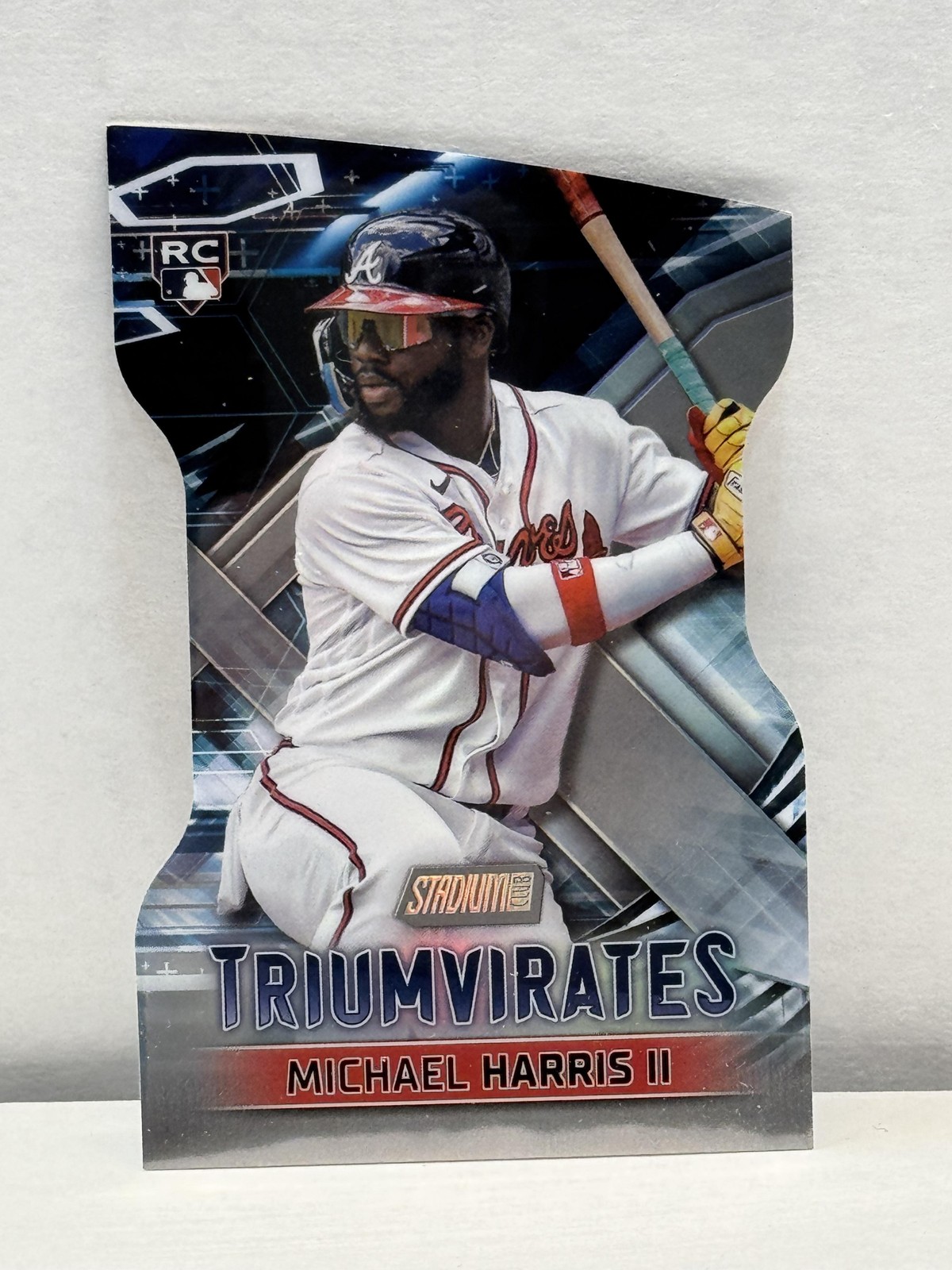 2023 Stadium Club Triumvirates #T-18 Michael Harris II Atlanta Braves