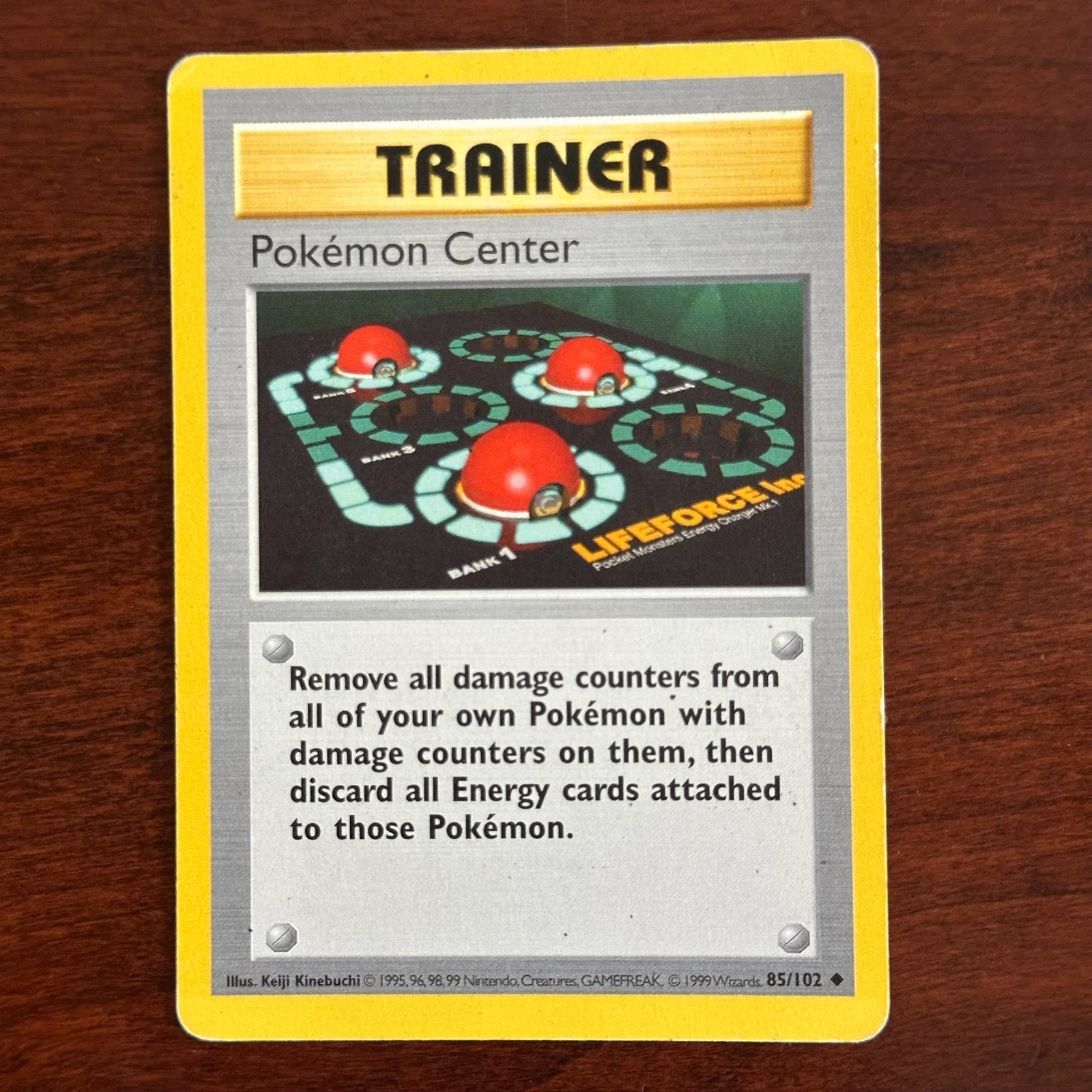 Shadowless Pokemon Center 85/102 Uncommon Base Set Pokemon Card