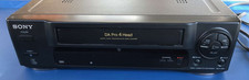 Sony SLV-340 VHS VCR DA Pro 4 Head Auto Tracking  Head Cleaning Tested noremote