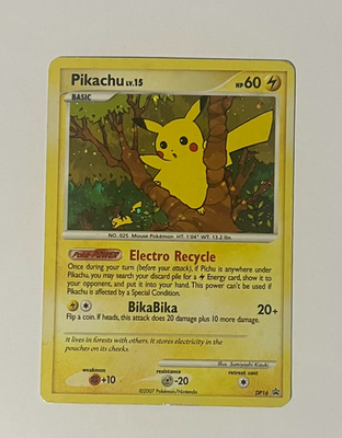 Pikachu LV.15 2007 ポケモンカード Pikachu Promo 2007 Mysterious Treasures Holo - Lv. 15 Hp 60 | eBay