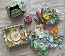 Muffy Vanderbear Hoppy Vanderhare HAPPY BIRTHDAY Set Dresses Shoes Cake Dishes