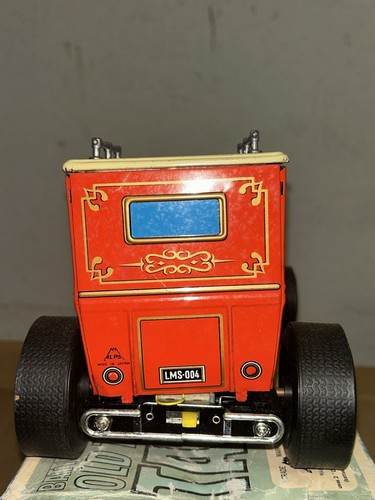 Vintage Alps Battery Operated Old Timer Taxi Made In Japan With Original Box - Picture 9 of 14