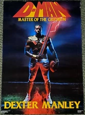 Dexter Manley D-MAN MASTER OF THE GRIDIRON 1987 Redskins Costacos 24x36 POSTER