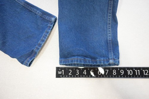 Wrangler Slim Fit Western Cowboy Cut Rugged Denim Blue Jeans Womens Size 11 x 38 - Picture 4 of 10