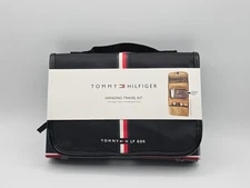 Tommy Hilfiger Mens Hanging Travel Kit and Toiletry Organizer Black