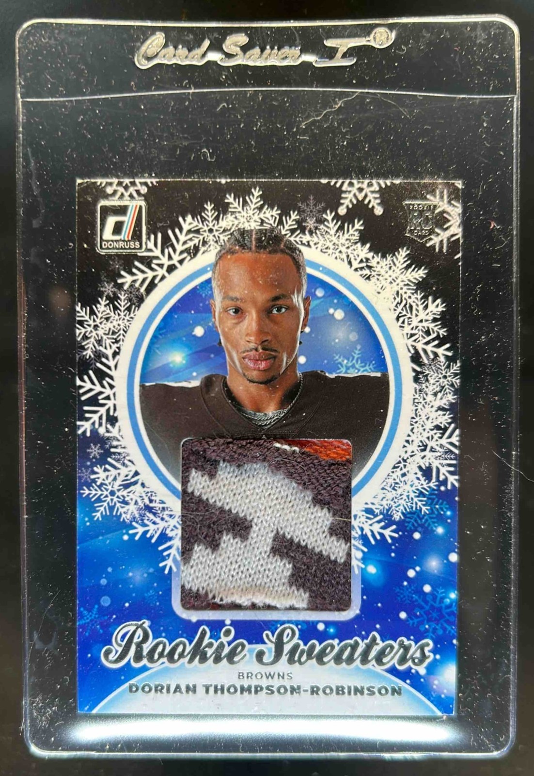Dorian Thompson-Robinson Donruss Rookie Holiday Sweater #HSDTR Base