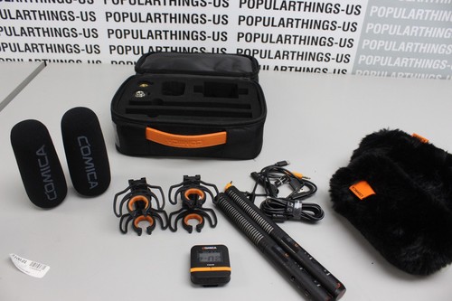 Comica VM40 Combo Dual-Channel Wireless Shotgun Microphone READ