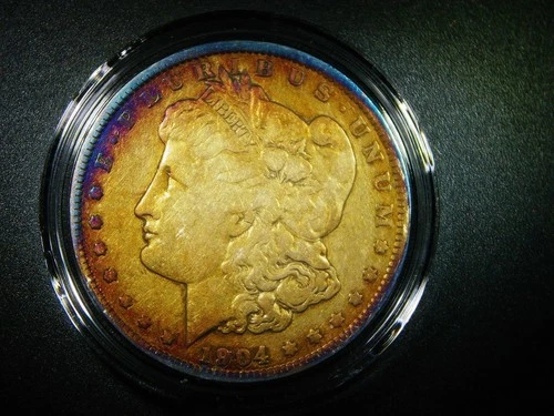 VF DETAIL 1904-O MORGAN DOLLAR BEAUTIFULLY TONED NICE COIN-1157