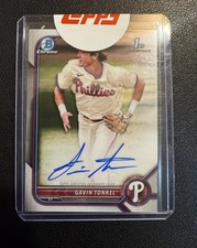 2022 Bowman Chrome Prospect Autographs Gavin Tonkel #CPA-GTL Phillies