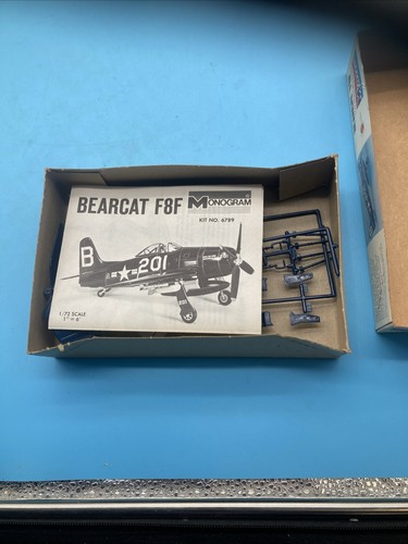 Monogram Bearcat F8F Airplane Model Kit New | eBay