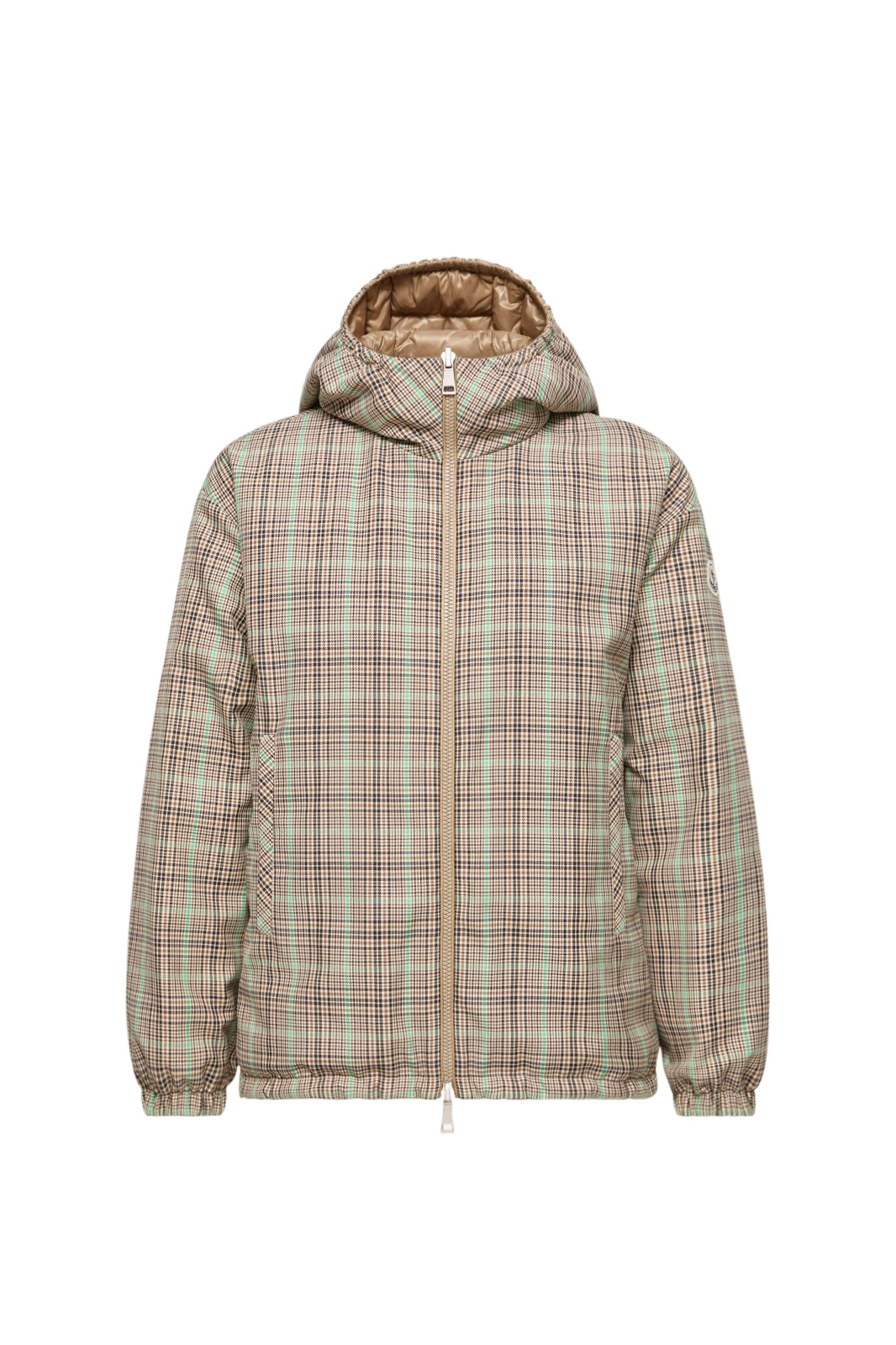 MONCLER Grimpante $2595 Women's Light Brown Down Jacket New