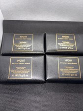 4x Bath Body Works NOIR For Men Shea Butter Cleansing Bar Soap 5oz