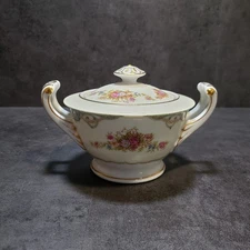 Vintage Jyoto Fine China Fairmont Covered Sugar Bowl Japan