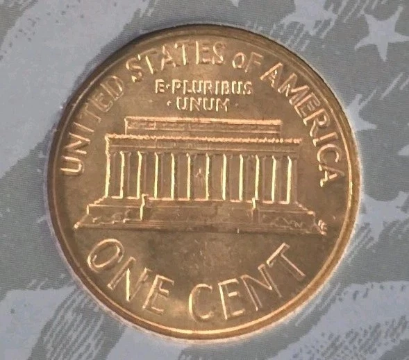 1961-No Mint Mark, Lincoln Memorial Penny, Red  " THEY SHOT LINCOLM IN THE HEAD" - Image 2 of 4