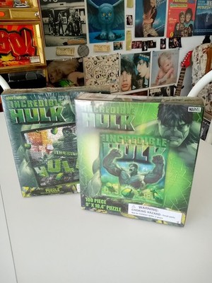 The Incredible Hulk 100 Piece Jigsaw Movie Puzzle New Sealed Marvel Lot of 2 New