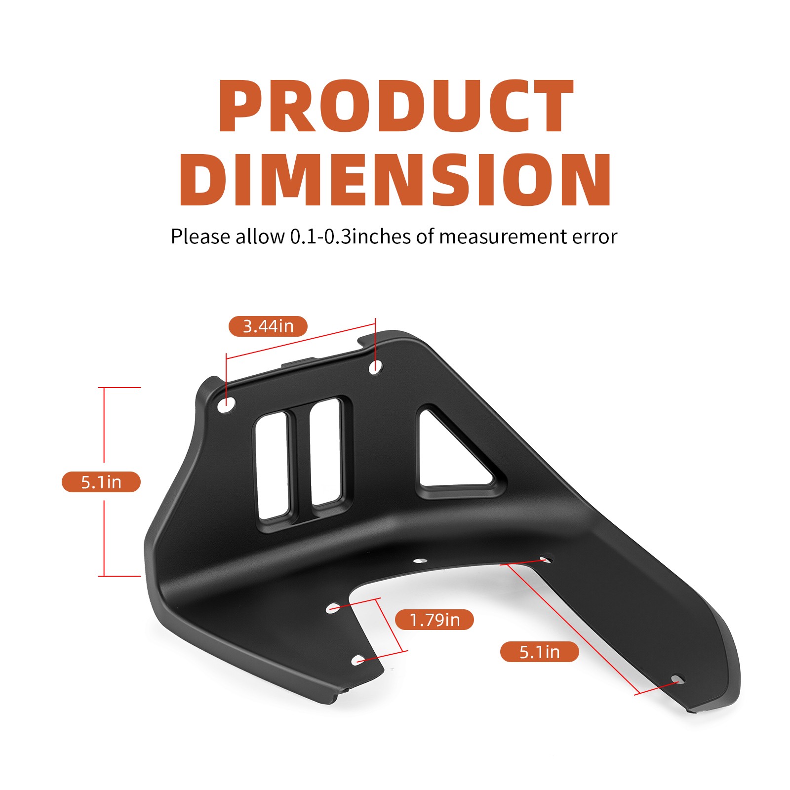 Right Splash Heel Guard For Honda FourTrax 300 TRX300 TRX300FW 80121-HC4-670ZA