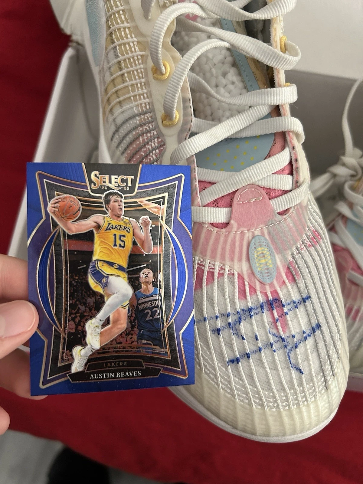 Austin Reaves AR1 SIGNED Size 12 Great Condition. Message For Proof Of Signature