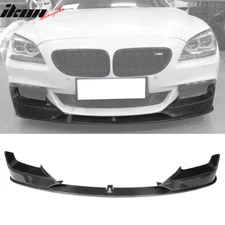 Fits 12-17 BMW 6 Series F12 F13 M Sport P Style Front Bumper Lip + Splitters CF