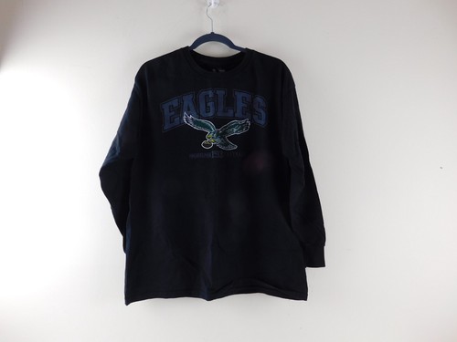 Philadelphia Eagles NFL Football Team Men's L Black Long Sleeve T-Shirt EUC