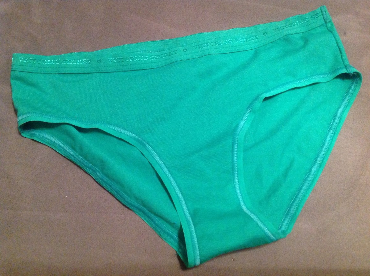 Mutandine Victoria's Secret PINK, St. Patrick's Day, Nere/verdi/trifoglio, Taglia Variabile - Foto 2