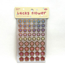 Flower Holographic Foil Stickers Planners Scrapbooking Journaling Cardmaking